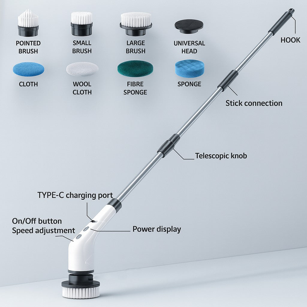 Brivio™ DeepClean Spin Scrubber